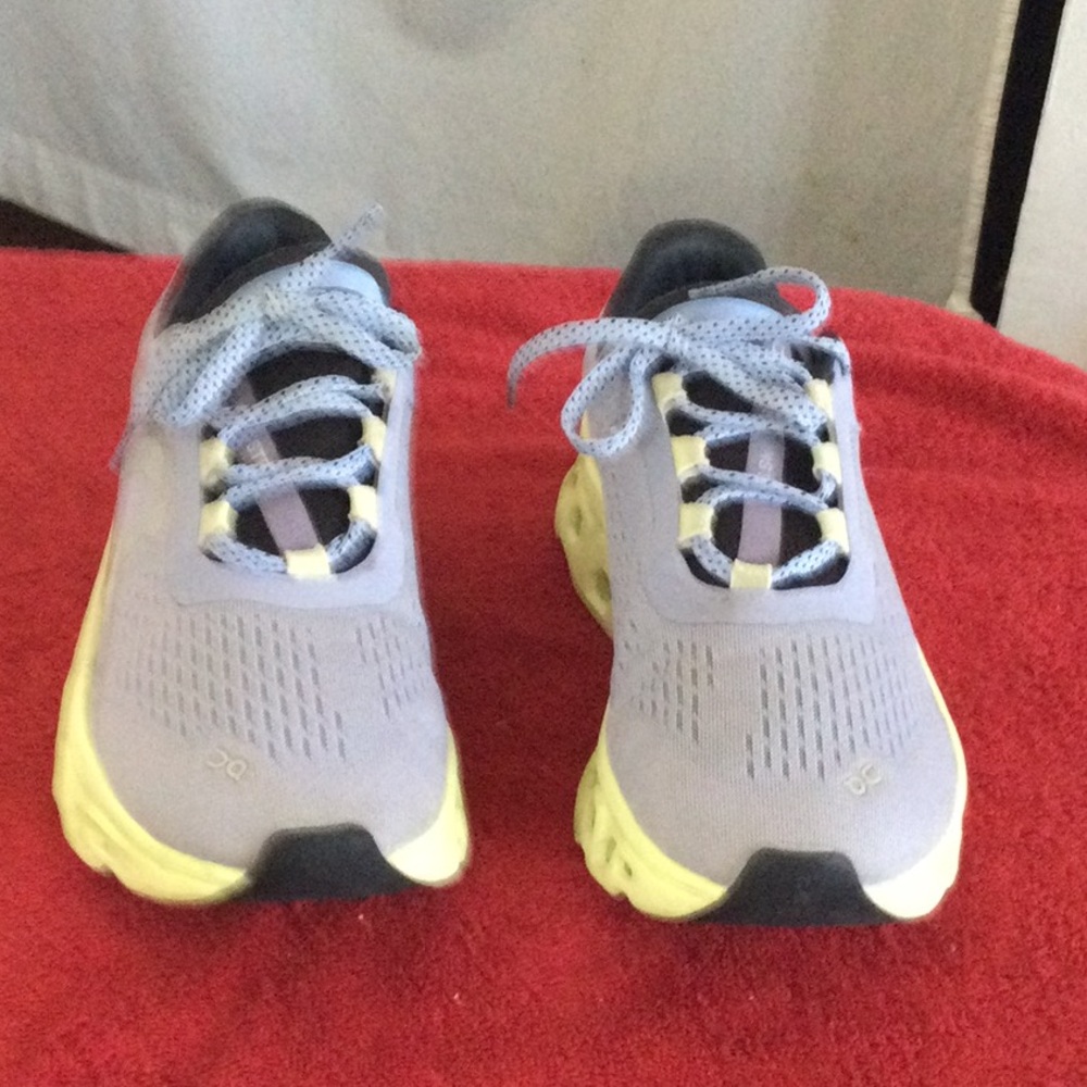 Kids Lightweight Grey and Yellow Athletic Shoes